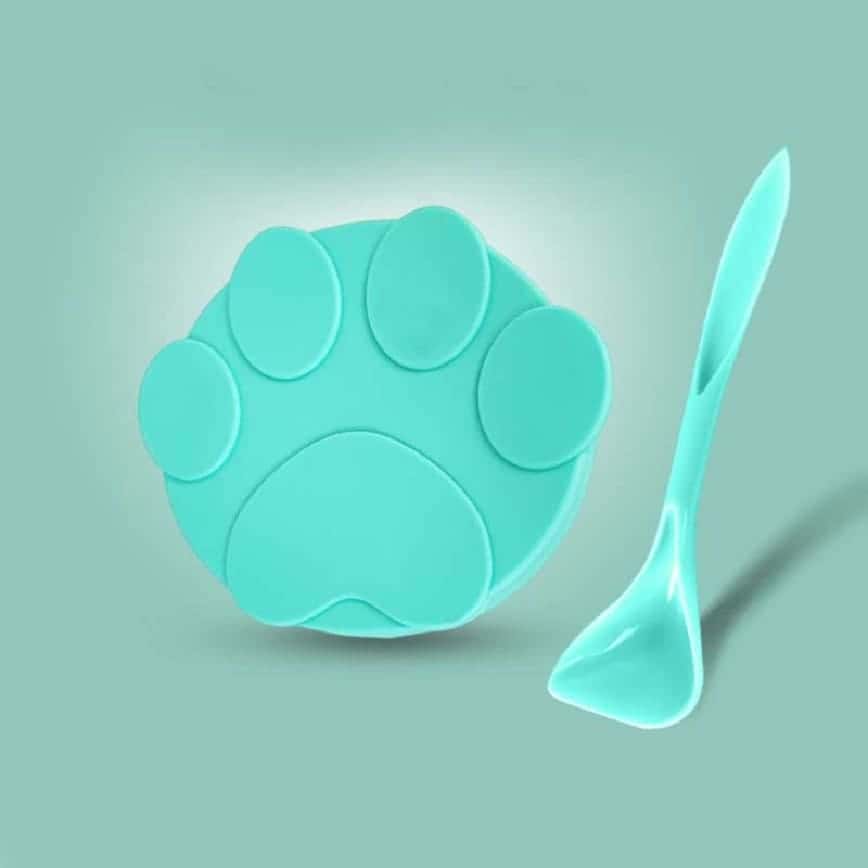 貓狗罐頭 保鮮密封蓋及匙羹 一個入 (顏色隨機) (圖片2)