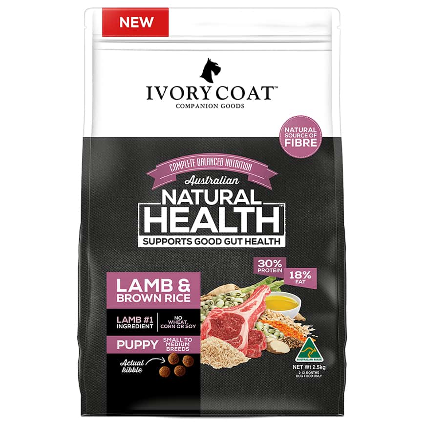 Ivory Coat 狗糧 羊肉糙米幼犬配方 Lamb and Brown rice 2.5kg (IWPL) (TBS) (圖片2)