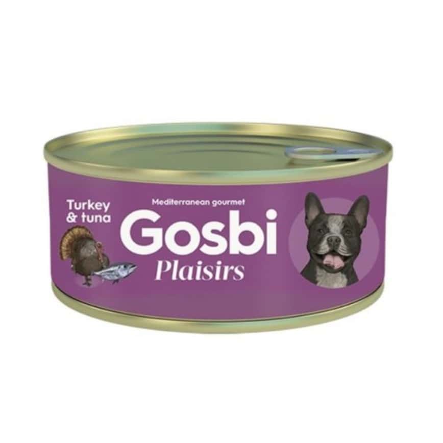 Gosbi Plaisirs 無穀物狗罐頭 火雞及吞拿魚 185g (GPTT185) (圖片2)