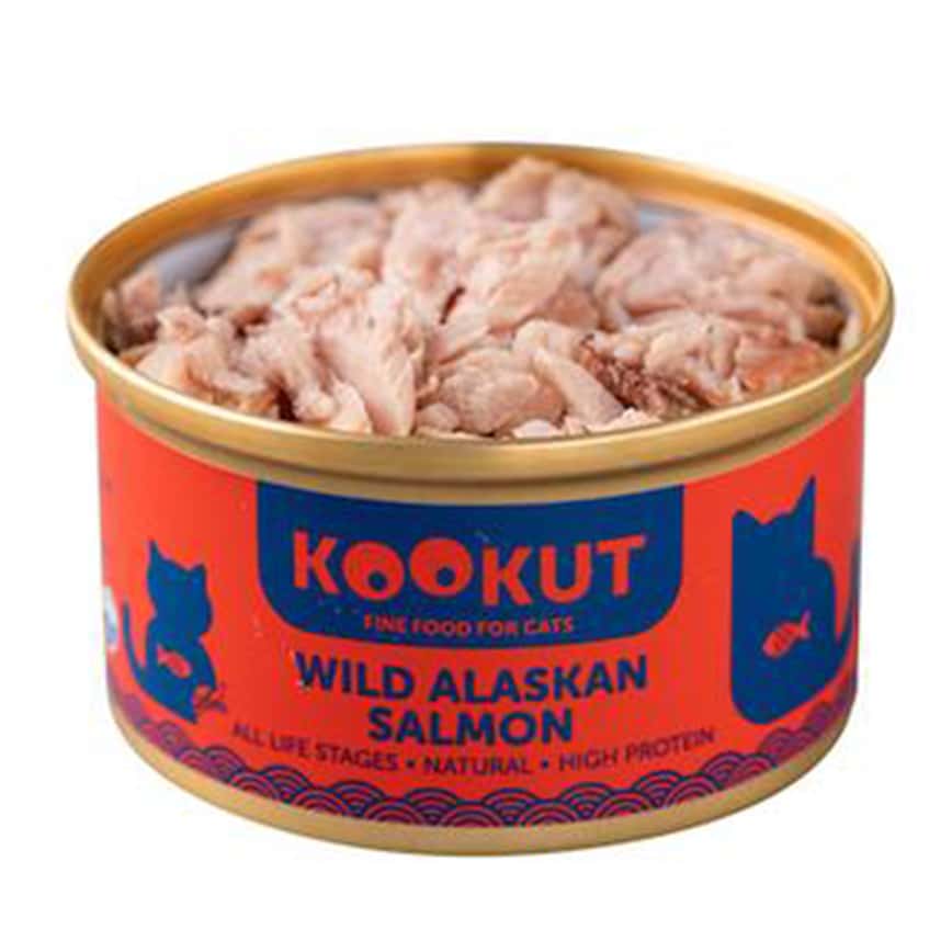 KOOKUT 貓罐頭 天然野生阿拉斯加三文魚 70g (WCKUCW1008273) (圖片2)
