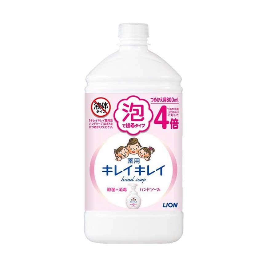 日本LION Kirei Kirei 泡泡洗手液 柑橘果香 800ml (補充裝 粉紅色) - 清貨優惠 (圖片2)