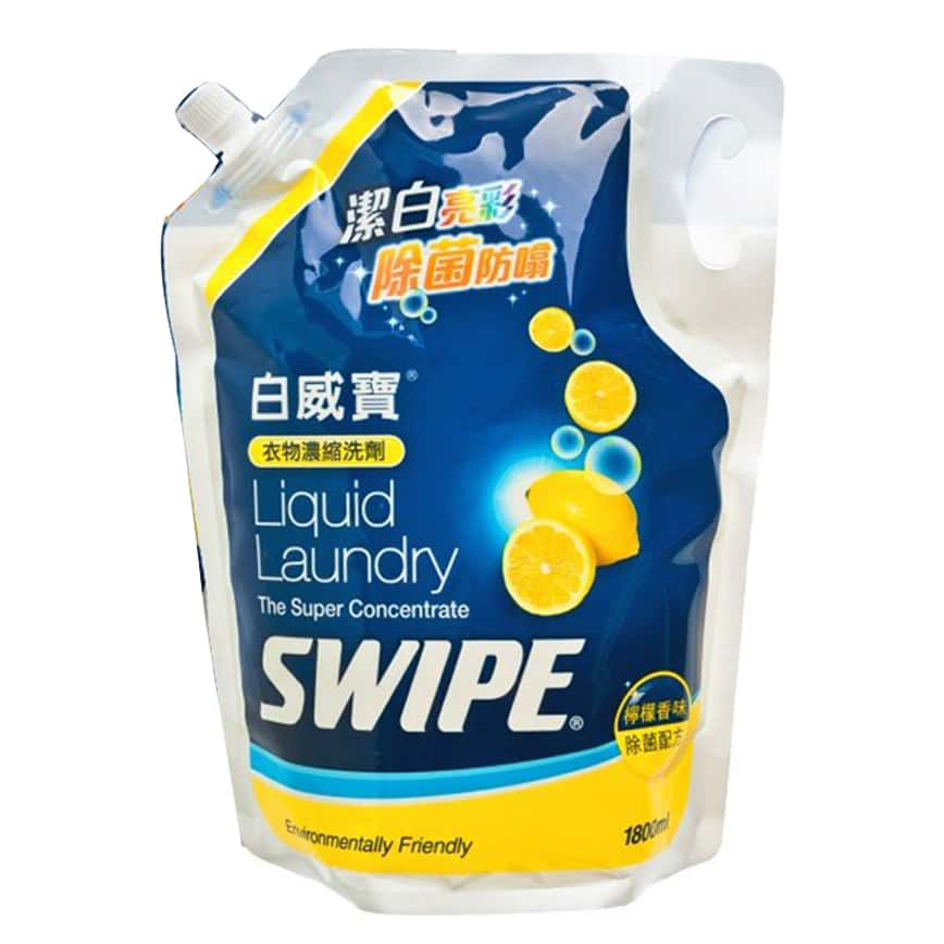 Swipe 白威寶 洗衣液 檸檬香味補充裝 1800ml (SW068) (TBS) - 清貨優惠 (圖片2)
