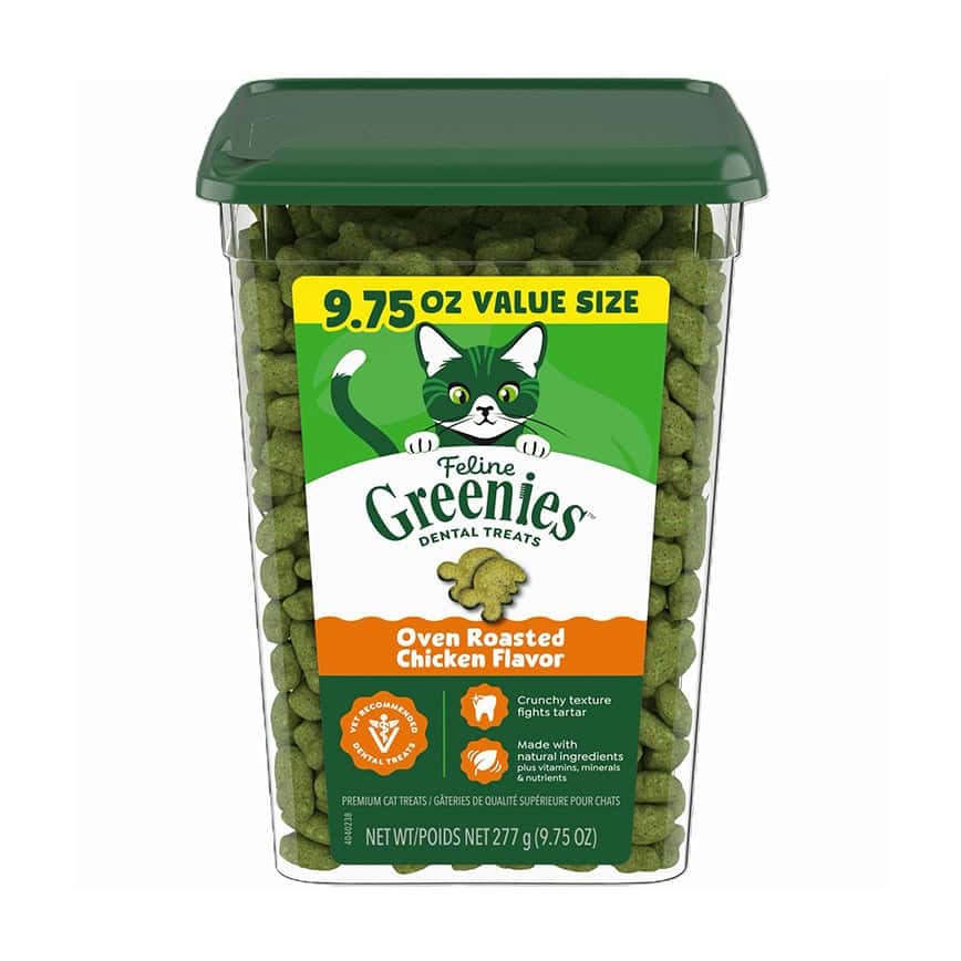 Greenies Feline Jumbo Tub Chicken 9.75oz (10205252) (圖片2)