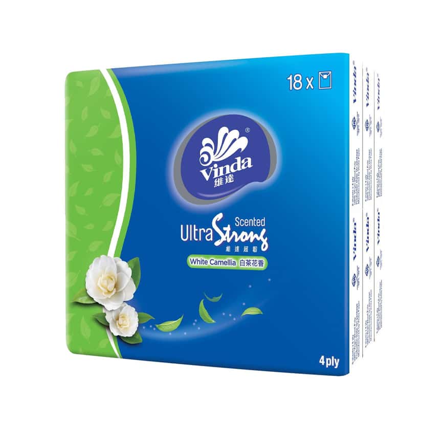 Vinda維達 超韌迷你紙手帕 白茶花香 (104575) (TBS) - 清貨優惠 (圖片2)