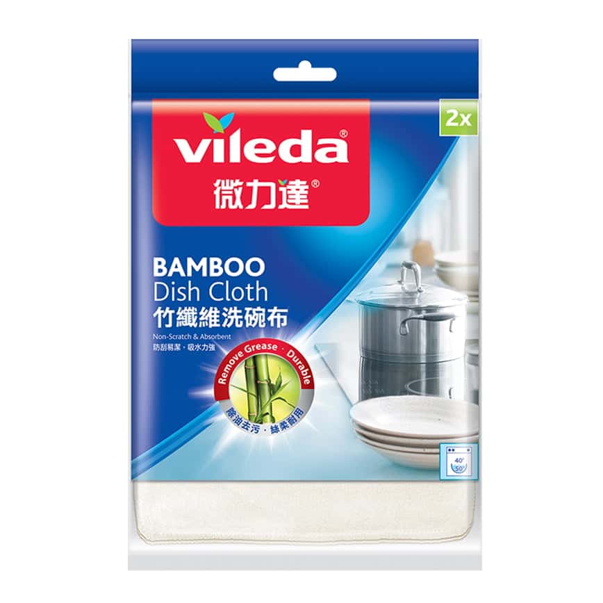 Vileda微力達 竹纖維洗碗布 2片裝 (984725) (TBS) - 清貨優惠 (圖片2)