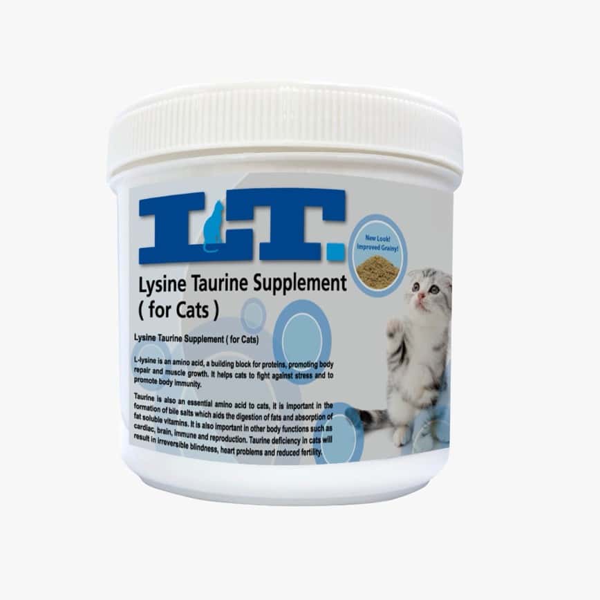 VETPHARM L .T.樂妥 賴氨酸牛磺酸補充劑 150g (BW150-11) (全新更改良顆粒) (img2)