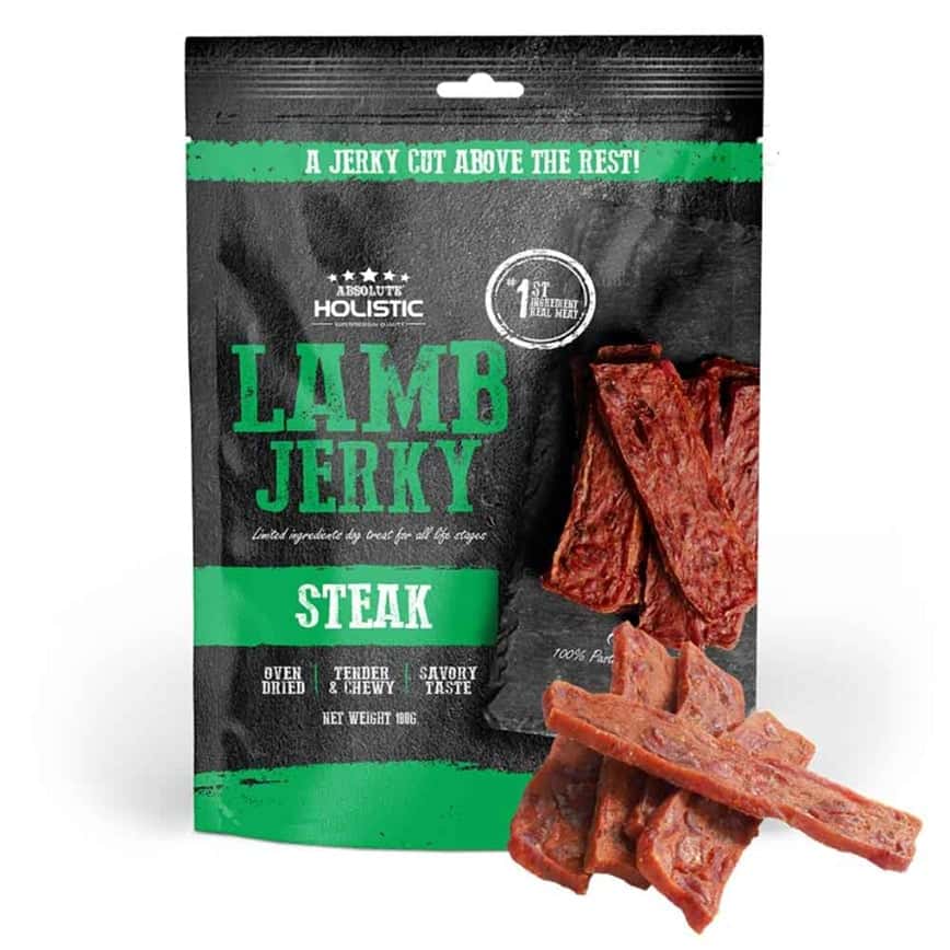 Absolute Holistic 高級純天然狗小食 鮮羊肉塊 100g (MJ-02L/AJ-0021L) (新舊包裝隨機發貨) (圖片2)