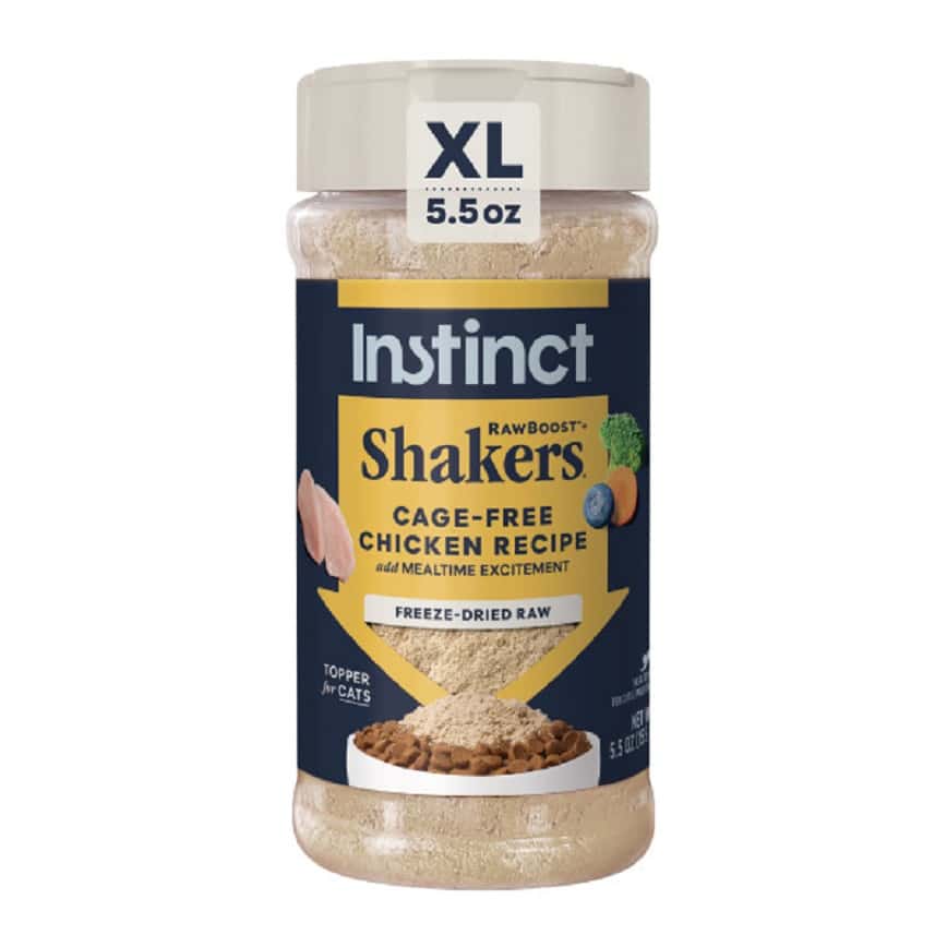 Instinct 本能 生肉shake shake粉 雞肉配方 (貓用) 5.5oz (620235) (新舊包裝隨機發貨) (圖片2)