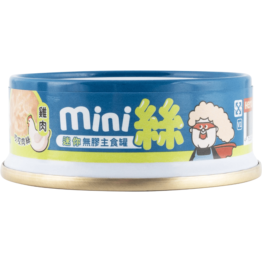 HeroMama 貓罐頭 無膠迷你主食罐 咬咬肉絲 泌尿護膚配方 雞肉 55g (圖片2)