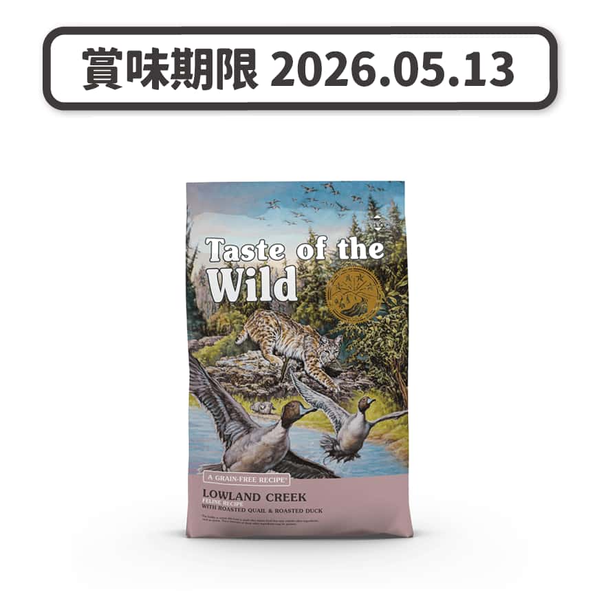 Taste of the Wild 無穀物烤鵪鶉+烤鴨肉配方(全貓糧 美國版) 5lb (90202281) (賞味期限 2026.05.13) (圖片2)
