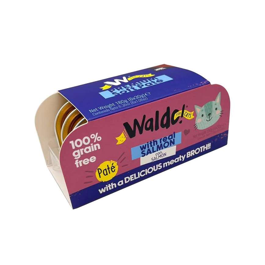 Waldo! 貓罐頭 主食罐 三文魚味 6x30g (HF00201) (圖片2)