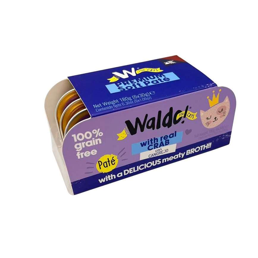 Waldo! 貓罐頭 主食罐 蟹味 6x30g (HF00204) (圖片2)