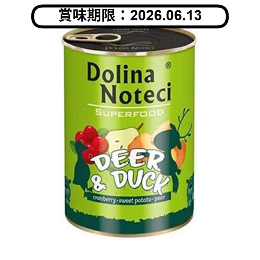 Dolina Noteci 狗罐頭 鹿+鴨 400g (DDD400) (賞味期限 2026.06.13) (圖片2)