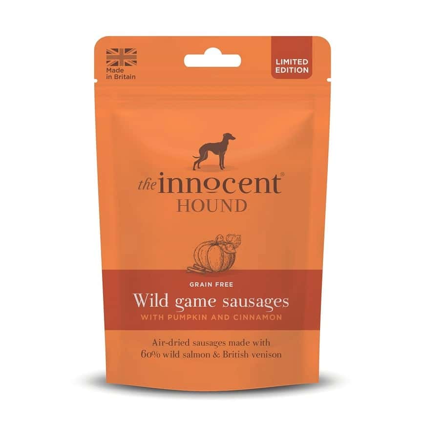 The Innocent Hound 狗零食 風乾小食 三文魚鹿肉配南瓜及肉桂小食 5 pcs (圖片2)