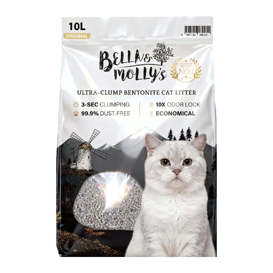 Bella & Molly's貝莉 極速超結團高級礦物貓砂 原味 10L (圖片2)