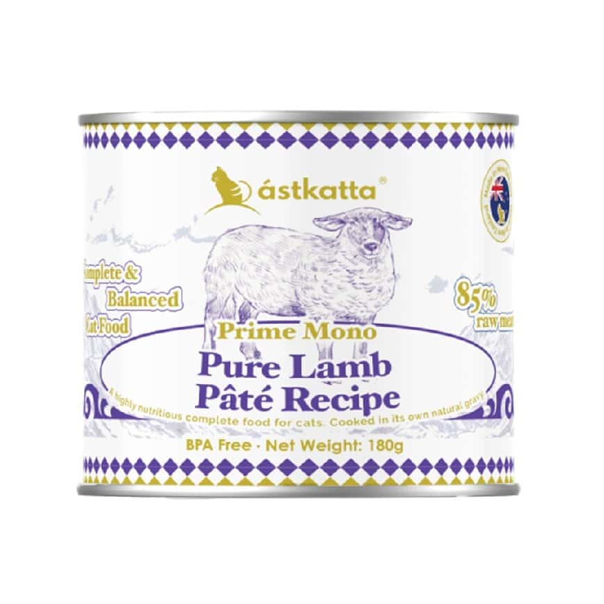Astkatta 貓罐頭 主食罐 純溯系列 純羊肉純淨天然肉醬罐 180g (P00212) (圖片2)