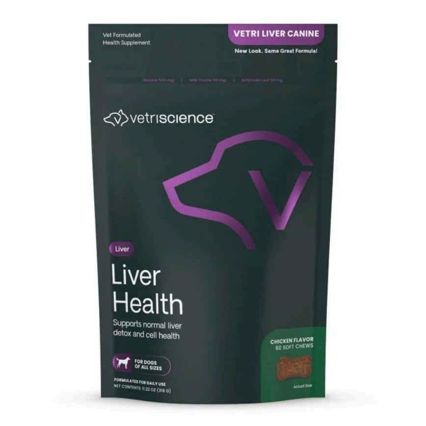 VetriScience 犬用 護肝咀嚼片 60粒 雞肉味 (0900725.060) (img2)