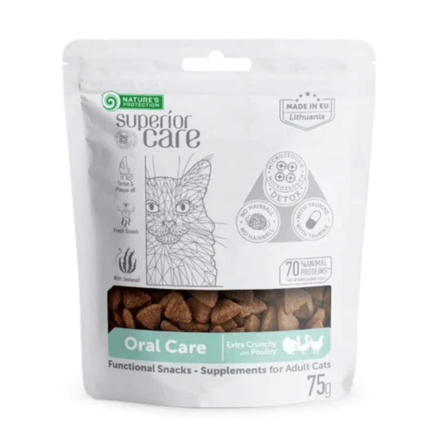 Nature's Protection 成貓功能性補充零食 口腔護理小食 75g (SNOC75C) (img2)