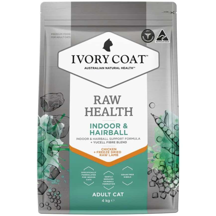Ivory Coat 貓糧 無穀物雞肉+生羊肺凍乾 去毛球室內成貓配方 4kg (ICS-261313) (img2)