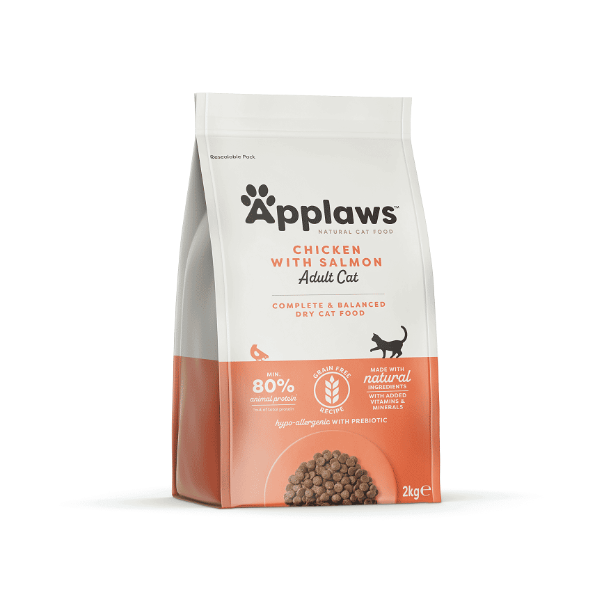Applaws 貓糧 成貓專用 雞肉三文魚配方 2kg (4023) (新舊包裝隨機發貨) (圖片2)