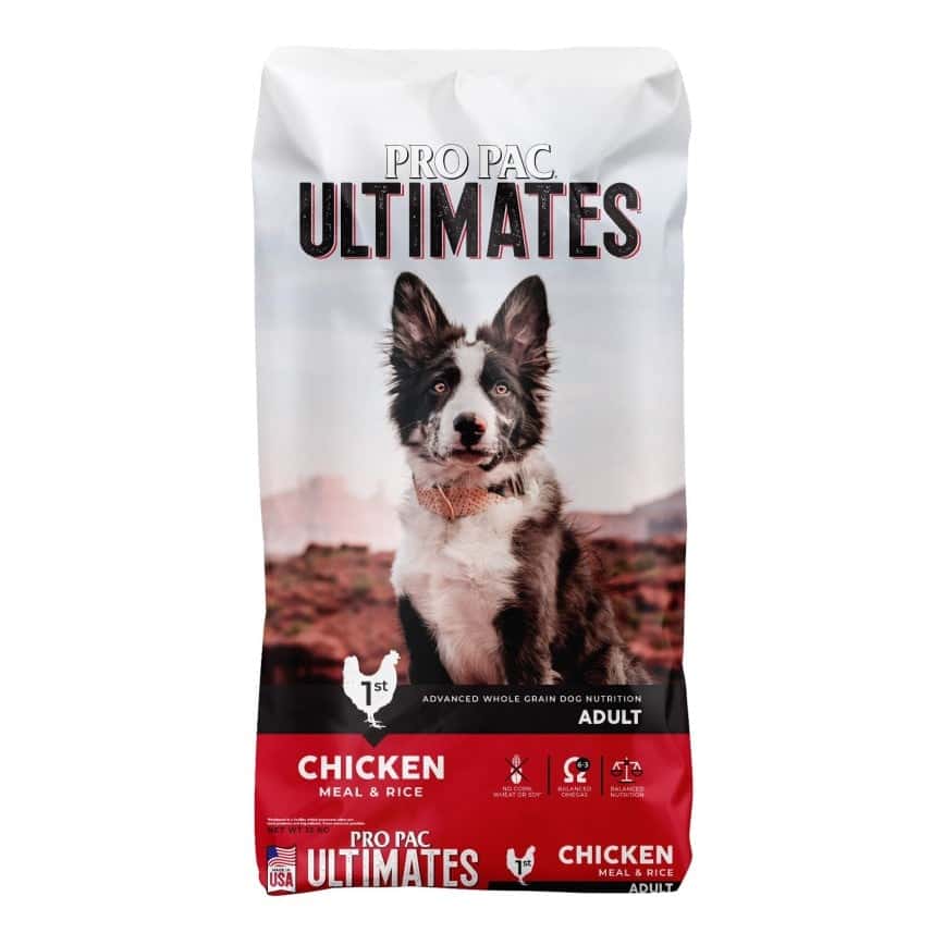 PRO PAC Ultimates 狗糧 全天然系列 成犬配方 雞肉及糙米 18.1kg/40lb(59615) (圖片2)