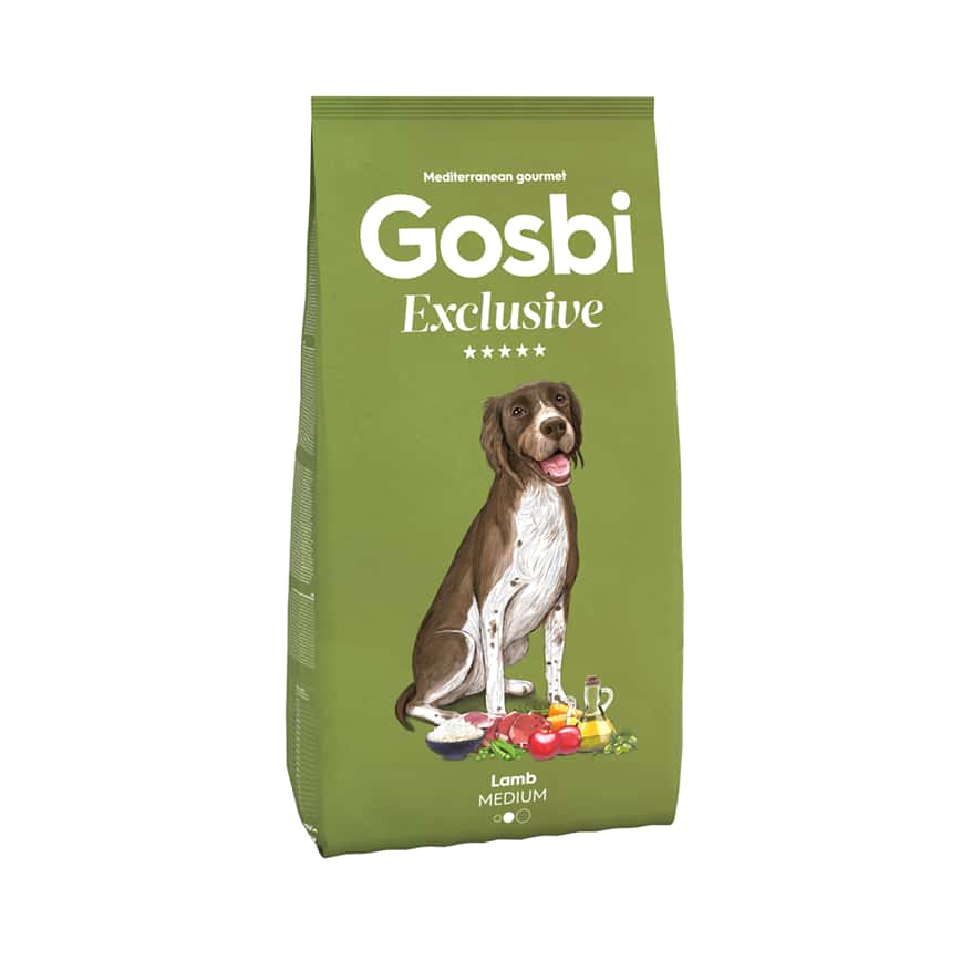 Gosbi Exclusive 狗糧 全營養蔬果系列 中型成犬配方 純羊肉 3kg (MEL3K) (圖片2)