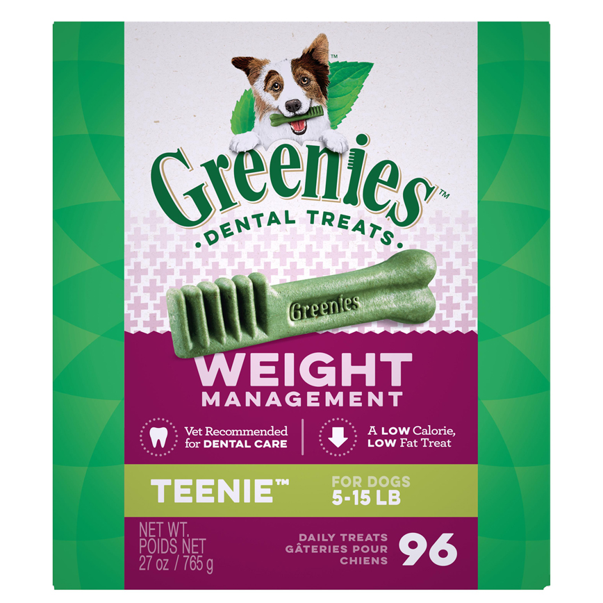 Greenies 狗零食 WM Teenis 體重管理潔齒骨 的骰犬用 96支 27oz (img2)
