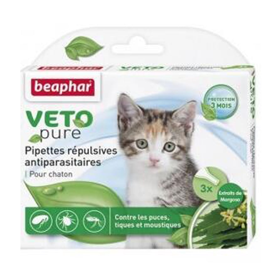Beaphar VETO pure 幼貓用回歸自然滴劑 (15615) (img2)