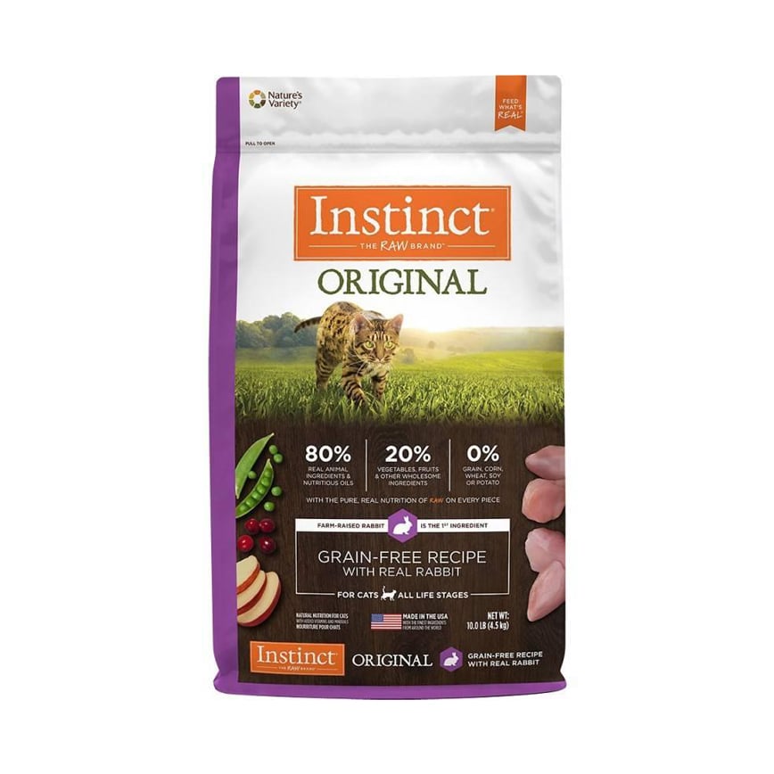 Instinct 貓糧 本能 貓糧 無穀物兔肉配方 10lb (658603) (img2)