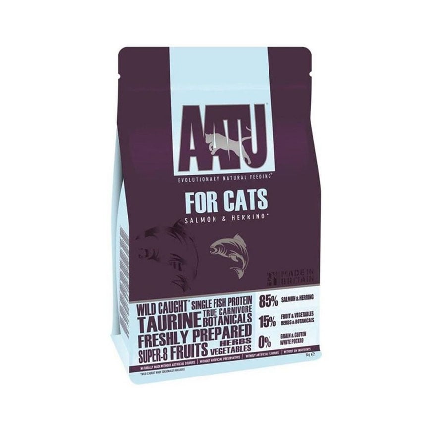 AATU 100% Natural, Anti-allergic Cat Food, Wild Salmon Recipe, 3kg (ATSC3) (img2)