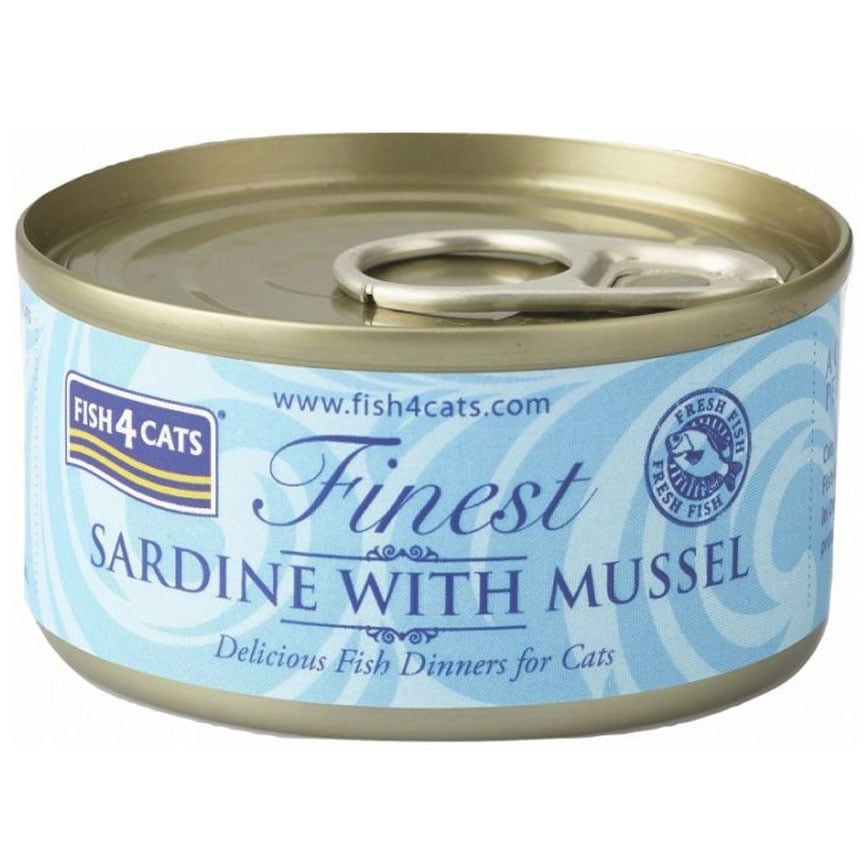 Fish4Cats Cat Tins With Sadine & Mussel 70g (CSW910) (img2)