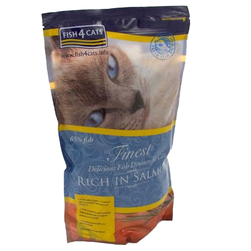 Fish4Cats Finest Salmon Gluten Free Hypoallergenic Complete Food 6kg (1.5kgx4) (CFC06SM) (img2)