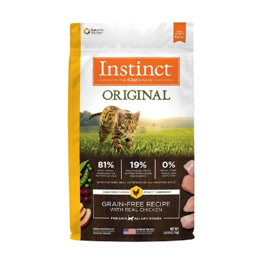 Instinct Dry Cat Food ORIGINAL Grain-Free Recipe with Real Chicken 5lb (658559) (img2)