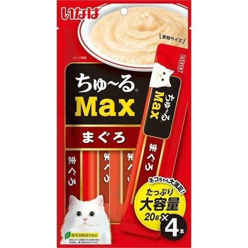CIAO 肉泥 貓零食 Max 吞拿魚肉醬 14g 4本入 (TSC-101) (停售) (img2)