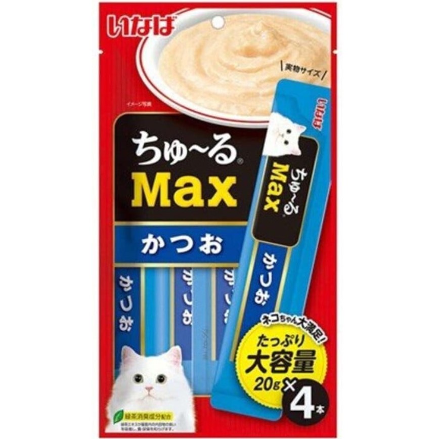 CIAO 肉泥 貓零食 Max 鰹魚肉醬 14g 4本入 (TSC-102) (停售) (img2)