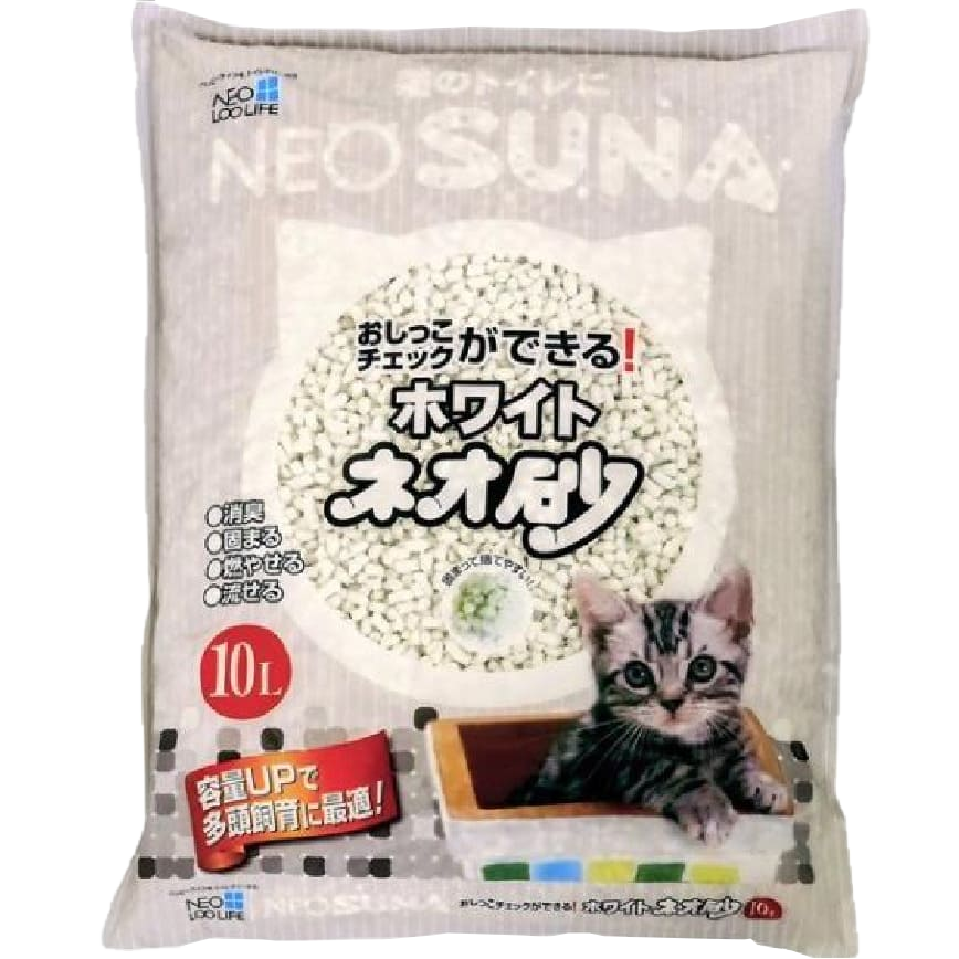 日本NEO SUNA白沙 紙貓砂 10L (淺灰色) TBS (img2)