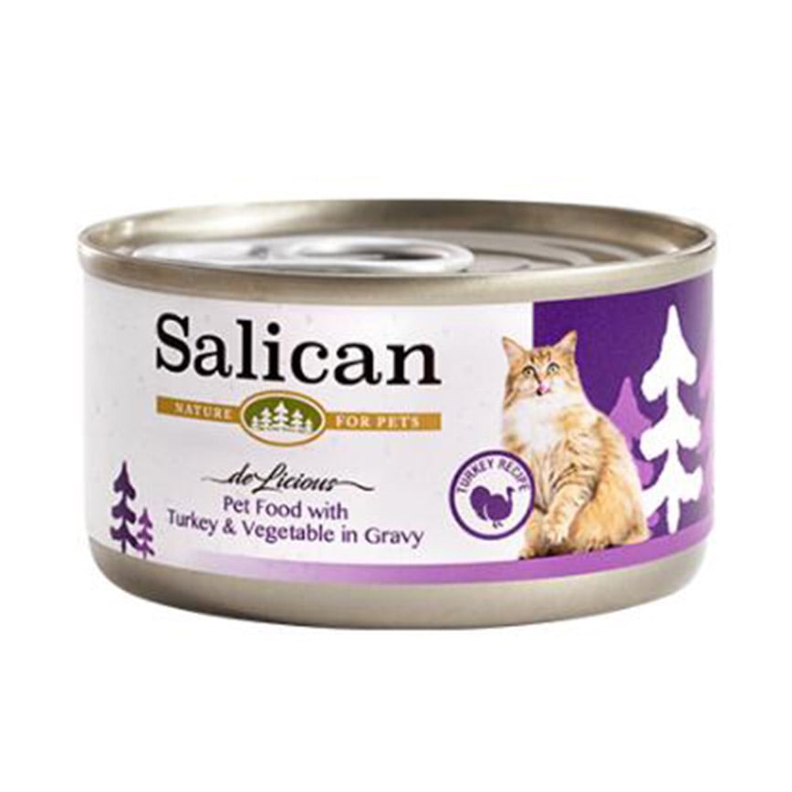 Salican 貓罐頭 肉汁火雞肉+蔬菜 85g (002884) (img2)