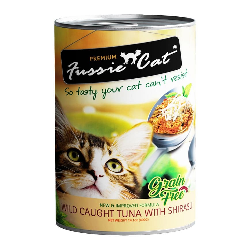 Fussie Cat Grain Free Wild Caught Tuna with Shirasu 400g (FU-4SH) (img2)