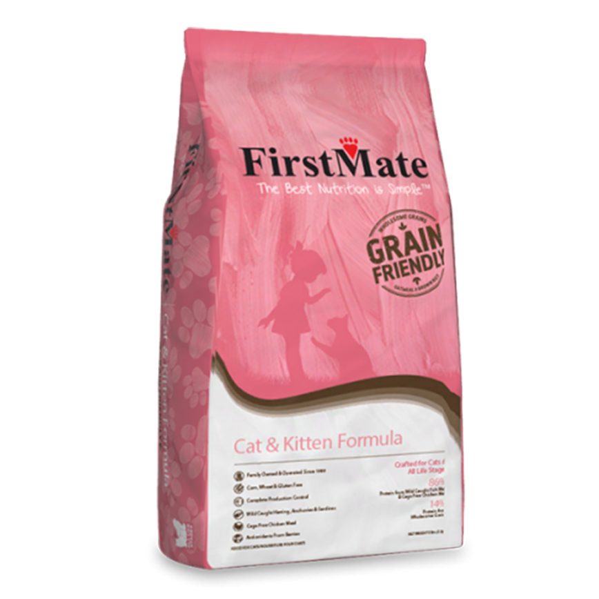 FirstMate Premium Grain Series Cat & Kitten Formula 5lb (img2)