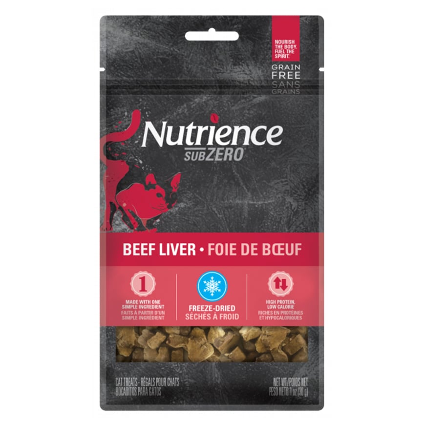 Nutrience SUBZERO 貓零食 凍乾脫水貓零食 鮮牛肝 30g (C2983) (img2)