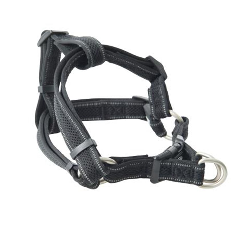 Buster 反光網格胸帶 Reflective Mesh Step-in Harness 25mm 黑色 大碼 (287110) (img2)