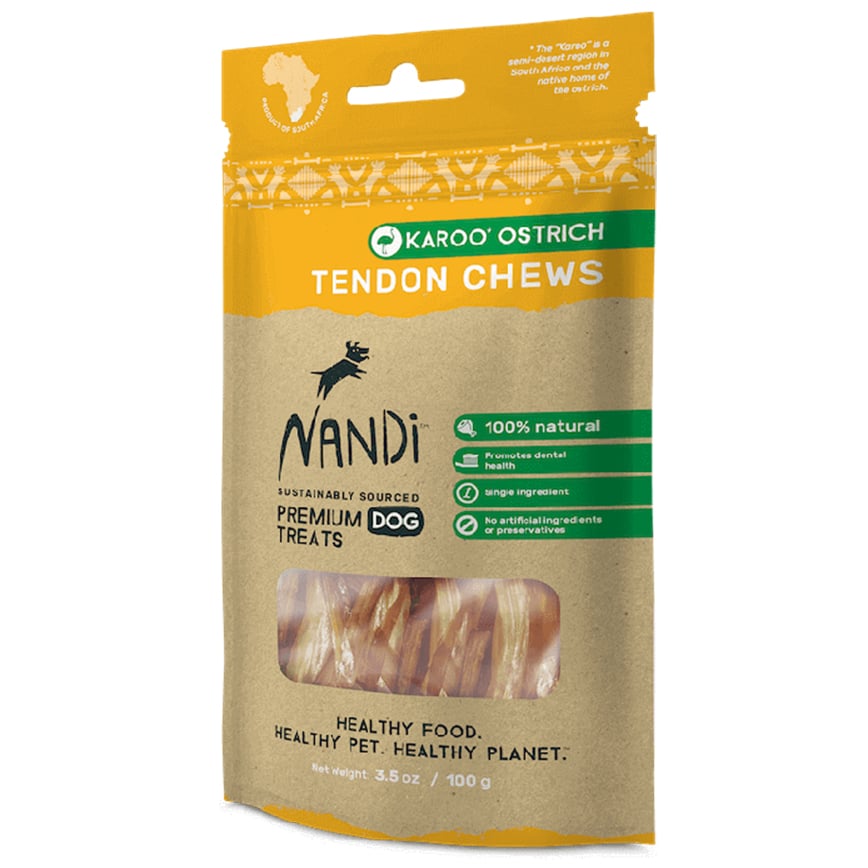 Nandi 煙燻 KAROO鴕鳥筋 Chews Karoo Ostrich Tendon 100g (NA042) (img2)