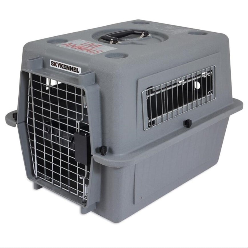美國Petmate 健力時款運輸飛機籠 (細) SKY KENNEL (21x16x 15) 2.7kg 滴合15lbs 以下 (00100) (img2)