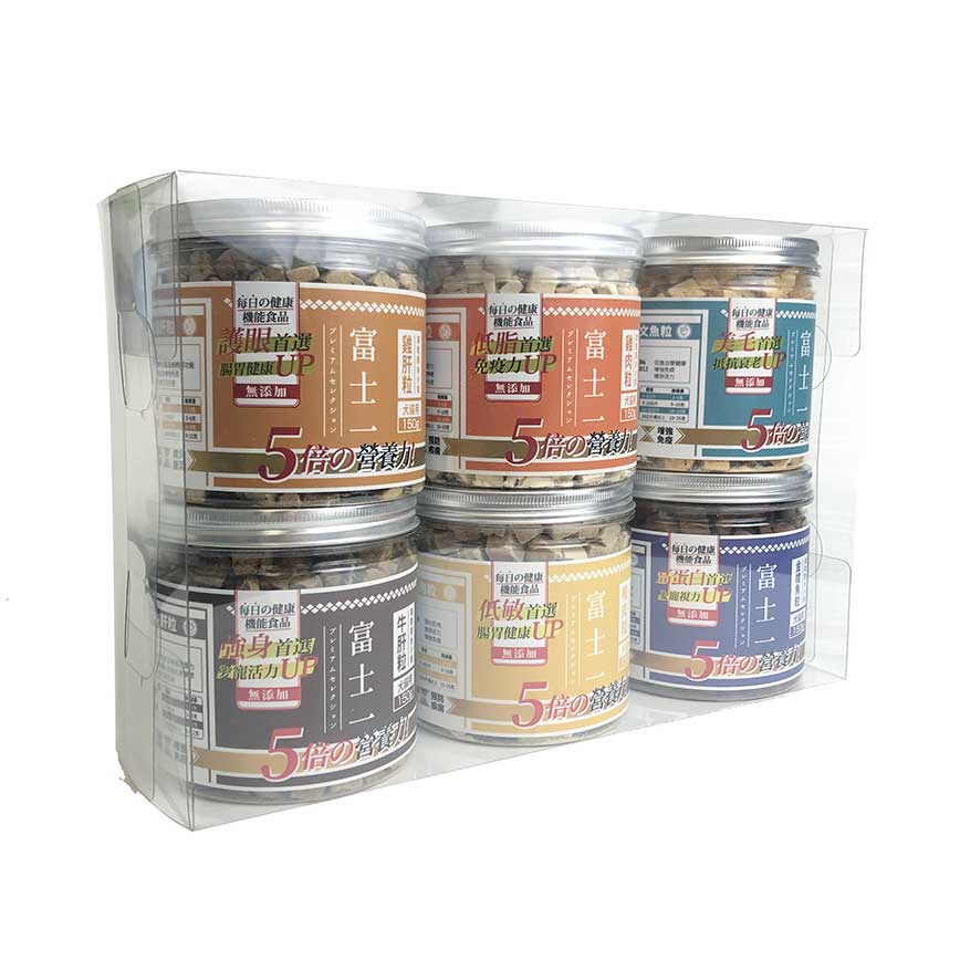 Fuji One Pet Snack Freeze-Dried Gift box (1 set of 6 cans) (img2)