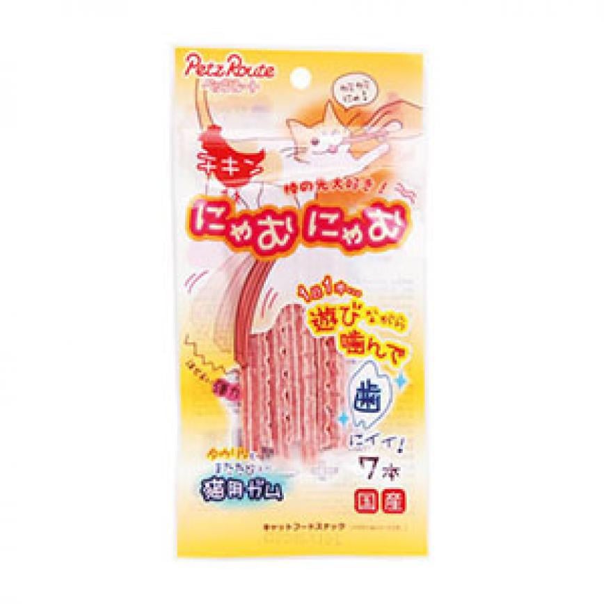 日本Petz Route 貓咪潔齒棒 雞肉味 7條裝 (貓用) (粉橙) (img2)