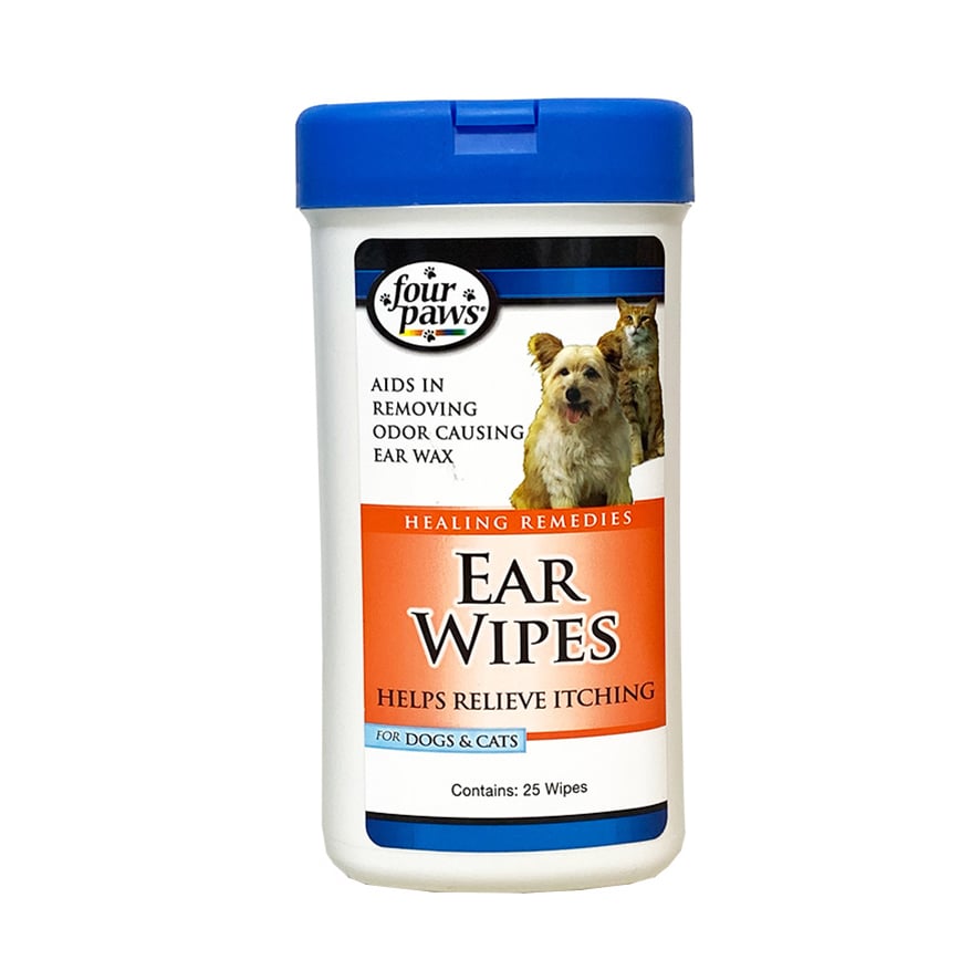 Four Paws Nursing Care Ear Wipes Alcohol Free 25wipes (F01770) (img2)