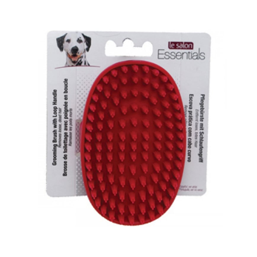 Hagen Le Salon Essentials Dog Rubber Grooming Brush with Loop Handle (H91248) (img2)