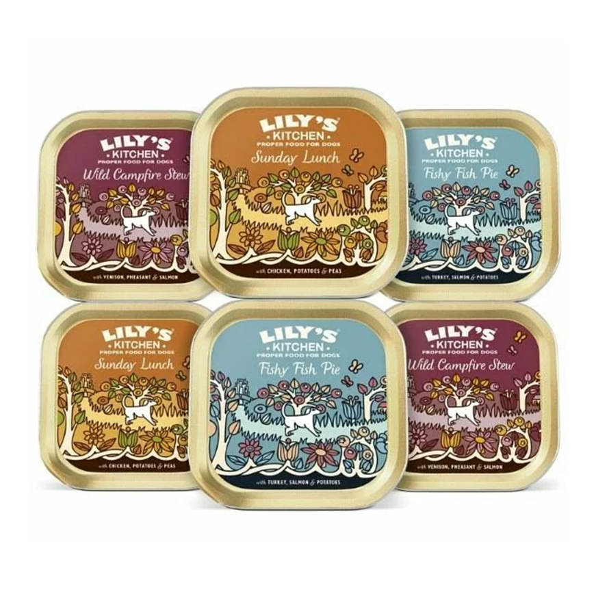 LILY'S KITCHEN 狗主食罐 天然系列 無穀物口味餐盒 150g x 6罐 (DMGFT6) (img2)