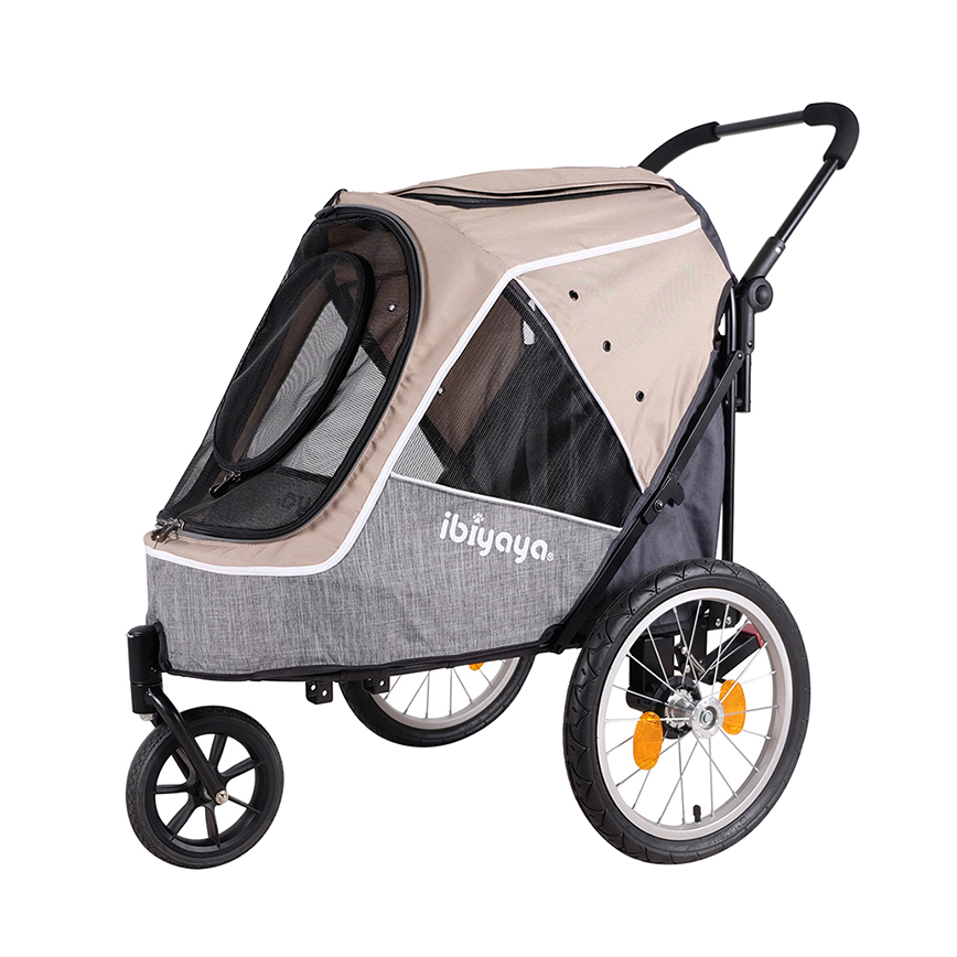 IBIYAYA Happy Pet Trailer/Jogger 2.0 Latte (IBI-FS2080-BR) (img2)