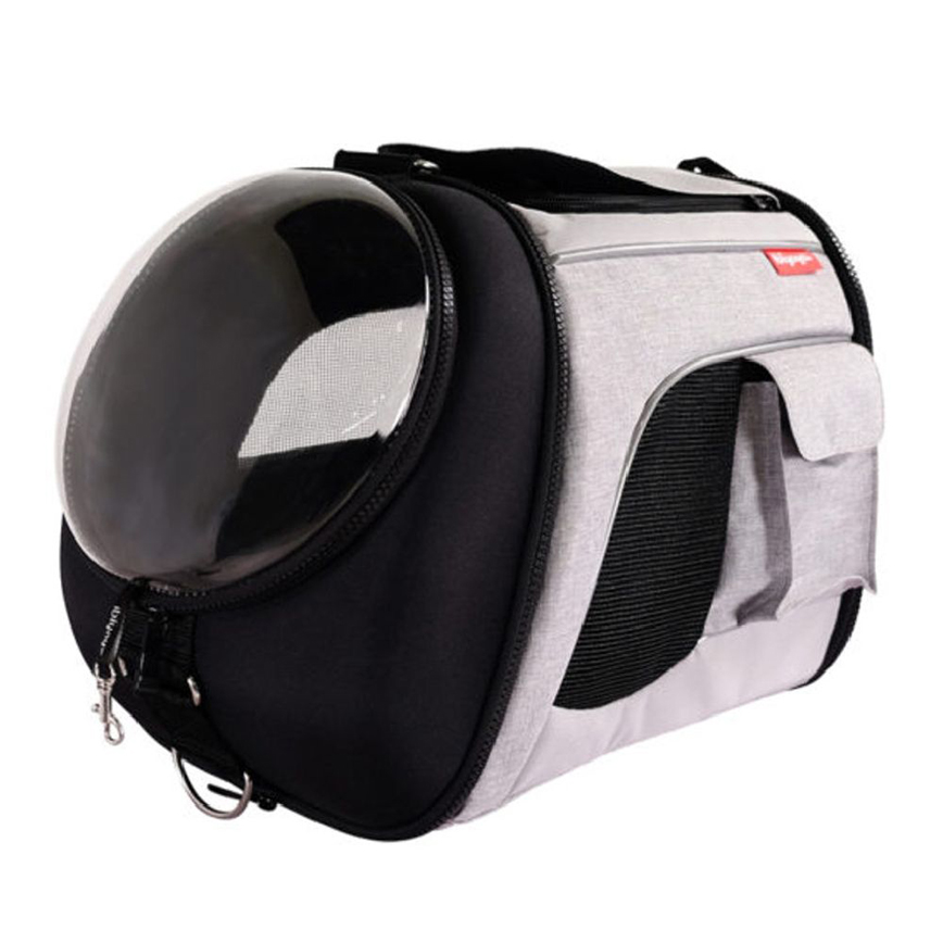 IBIYAYA Explorer Airline Transparent Pet Carrier Gray (IBI-FC1752G) (img2)